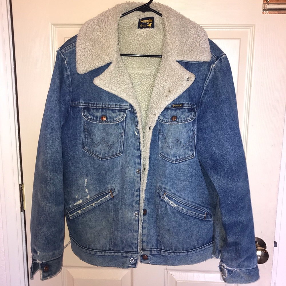 Vintage Sherpa Denim Jacket